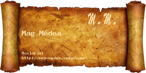 Mag Médea névjegykártya